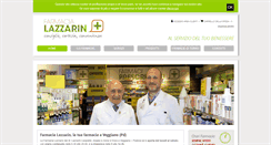 Desktop Screenshot of farmacialazzarin.it